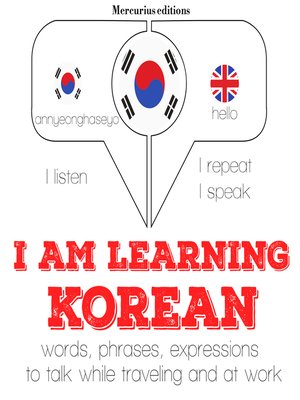 cover image of I am learning Korean
